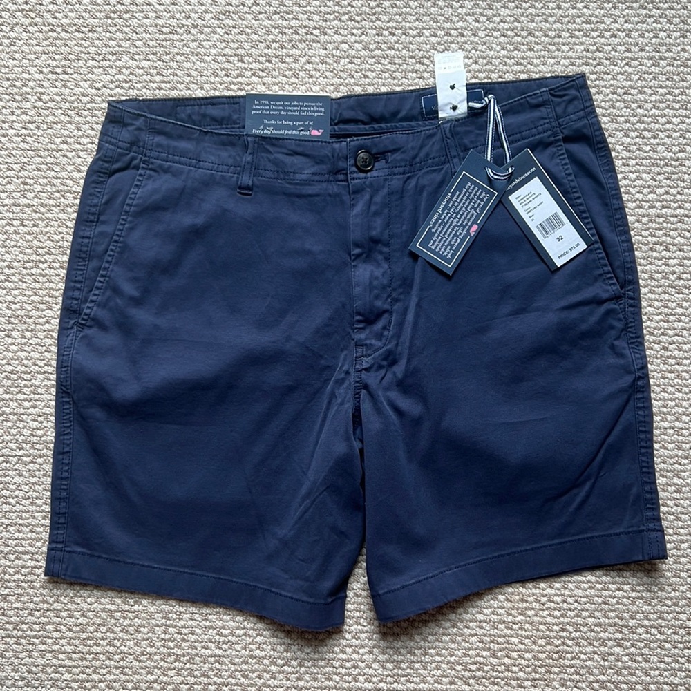 NWT Vineyard Vines 7” Island Short Navy Size 32